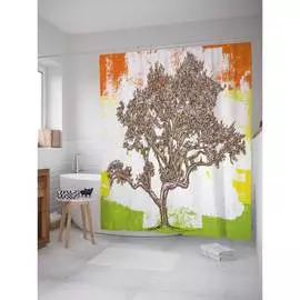 Шторка-занавеска для ванной JOYARTY