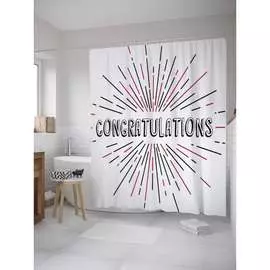 Шторка-занавеска для ванной JOYARTY