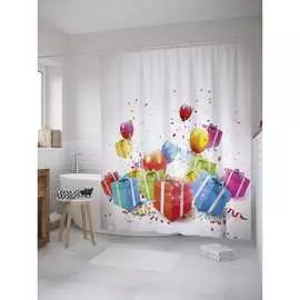 Шторка-занавеска для ванной JOYARTY