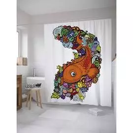 Шторка-занавеска для ванной JOYARTY