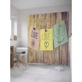 Шторка-занавеска для ванной JOYARTY