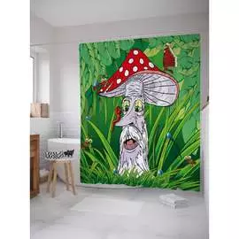 Шторка-занавеска для ванной JOYARTY