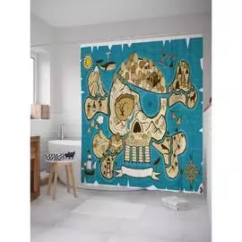 Шторка-занавеска для ванной JOYARTY
