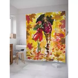 Шторка-занавеска для ванной JOYARTY