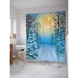 Шторка-занавеска для ванной JOYARTY