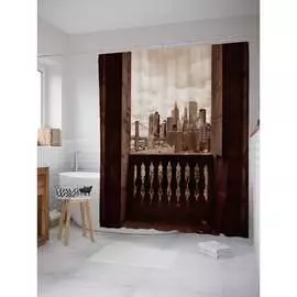 Шторка-занавеска для ванной JOYARTY