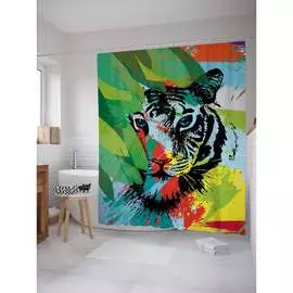 Шторка-занавеска для ванной JOYARTY