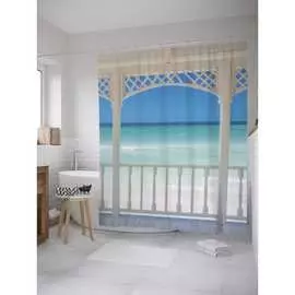 Шторка-занавеска для ванной JOYARTY