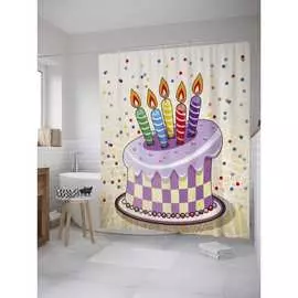 Шторка-занавеска для ванной JOYARTY