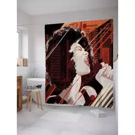 Шторка-занавеска для ванной JOYARTY