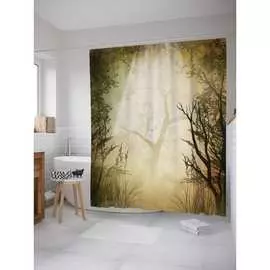 Шторка-занавеска для ванной JOYARTY