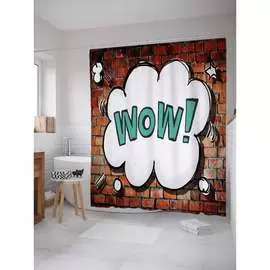 Шторка-занавеска для ванной JOYARTY