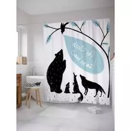 Шторка-занавеска для ванной JOYARTY