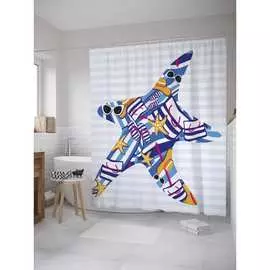 Шторка-занавеска для ванной JOYARTY