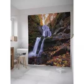 Шторка-занавеска для ванной JOYARTY