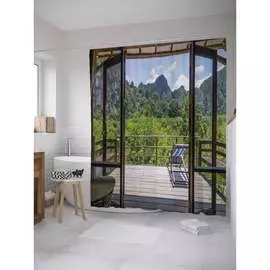 Шторка-занавеска для ванной JOYARTY