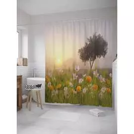 Шторка-занавеска для ванной JOYARTY