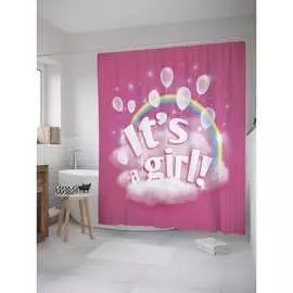 Шторка-занавеска для ванной JOYARTY