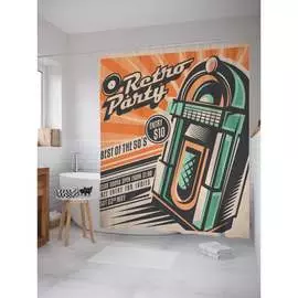 Шторка-занавеска для ванной JOYARTY