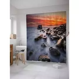 Шторка-занавеска для ванной JOYARTY