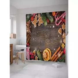 Шторка-занавеска для ванной JOYARTY