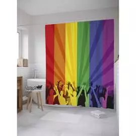 Шторка-занавеска для ванной JOYARTY