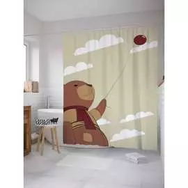 Шторка-занавеска для ванной JOYARTY