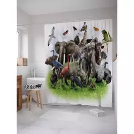 Шторка-занавеска для ванной JOYARTY