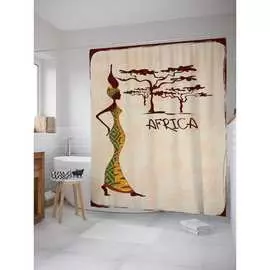 Шторка-занавеска для ванной JOYARTY