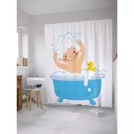 Шторка-занавеска для ванной JOYARTY