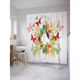 Шторка-занавеска для ванной JOYARTY