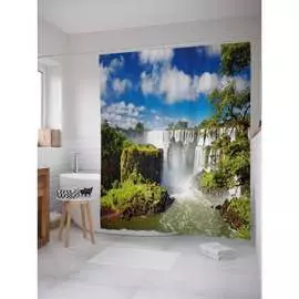 Шторка-занавеска для ванной JOYARTY