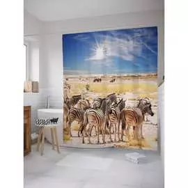 Шторка-занавеска для ванной JOYARTY