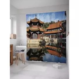 Шторка-занавеска для ванной JOYARTY