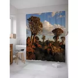 Шторка-занавеска для ванной JOYARTY