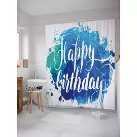 Шторка-занавеска для ванной JOYARTY