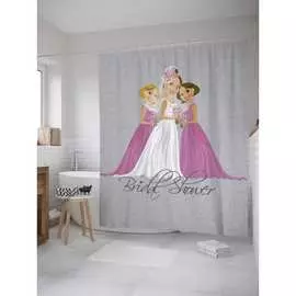 Шторка-занавеска для ванной JOYARTY