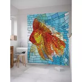 Шторка-занавеска для ванной JOYARTY