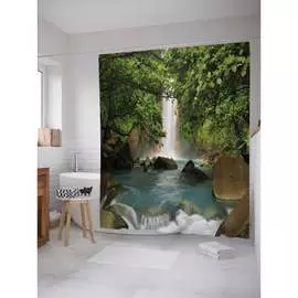 Шторка-занавеска для ванной JOYARTY