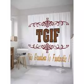 Шторка-занавеска для ванной JOYARTY