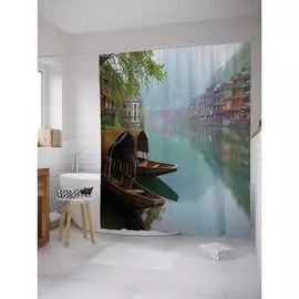 Шторка-занавеска для ванной JOYARTY