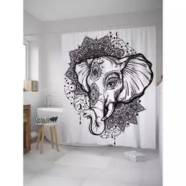 Шторка-занавеска для ванной JOYARTY