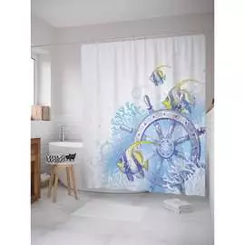 Шторка-занавеска для ванной JOYARTY