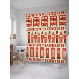 Шторка-занавеска для ванной JOYARTY