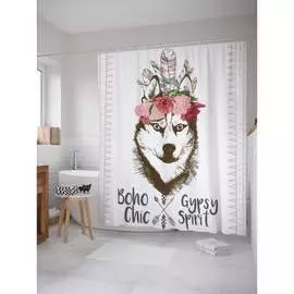 Шторка-занавеска для ванной JOYARTY