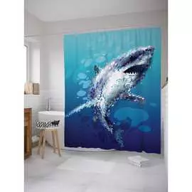 Шторка-занавеска для ванной JOYARTY