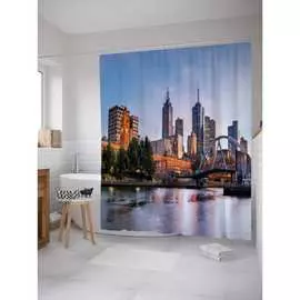 Шторка-занавеска для ванной JOYARTY