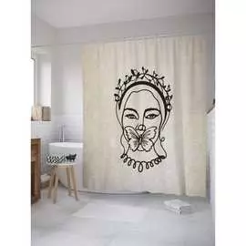 Шторка-занавеска для ванной JOYARTY