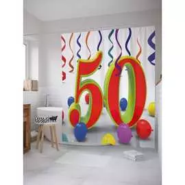 Шторка-занавеска для ванной JOYARTY