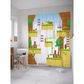 Шторка-занавеска для ванной JOYARTY